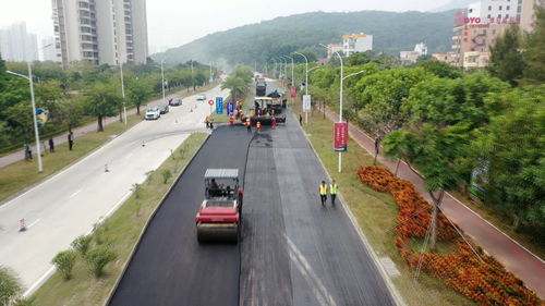 海陵岛南海一号大道完成沥青铺设 路容路况迎来历史性提升